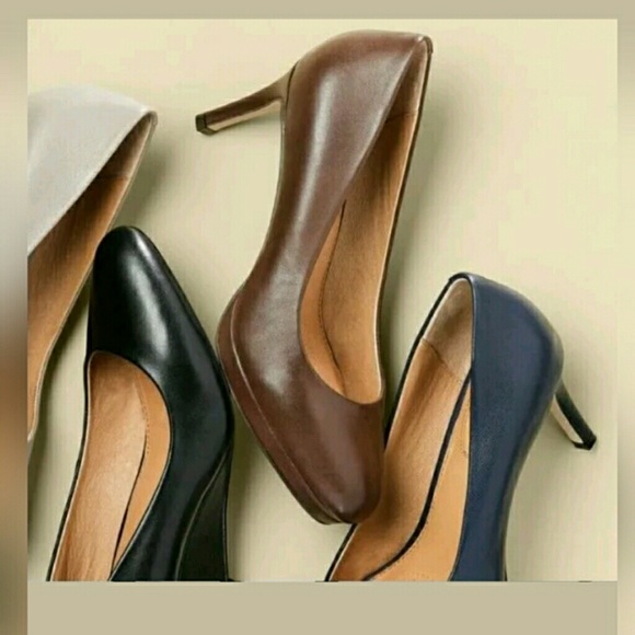 NIB corso como Lara Platform Pump Neutral Brown - Picture 2 of 6